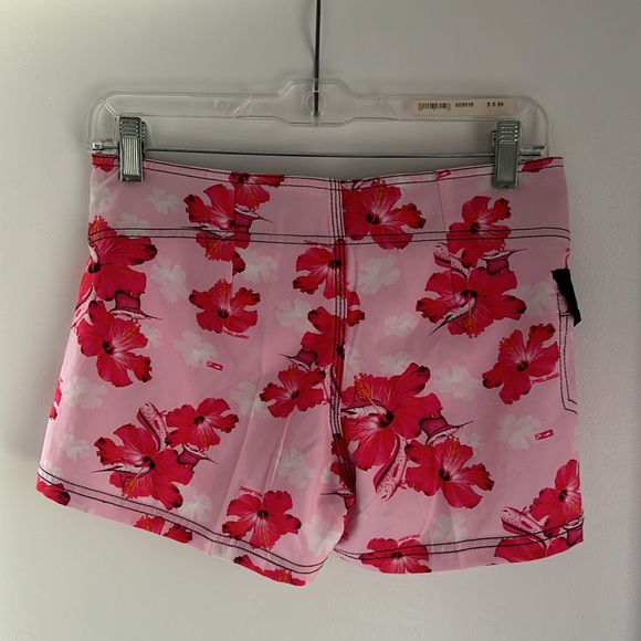 PELAGIC - women’s shorts - pink hibiscus print. Size Small. - Picture 2 of 2